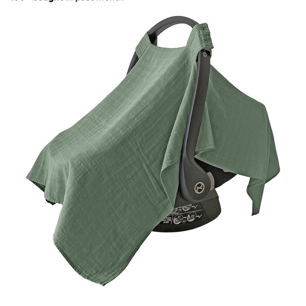 Green Baby Car Seat Cover